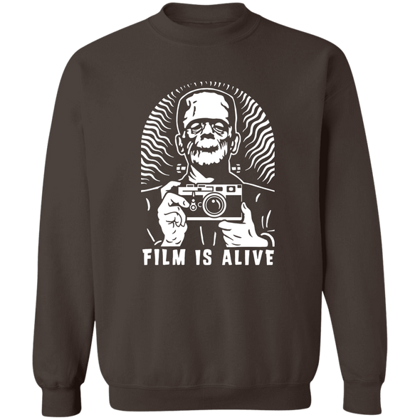 Film is Alive "Frank and His Camera" Crewneck Pullover Sweatshirt - Shoot Film Co.