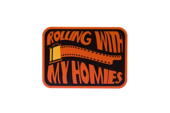 Rolling with My Homies Vinyl Sticker - Shoot Film Co.