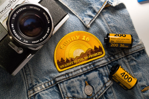 Sunny 16 Version 2 Embroidered Patch - Shoot Film Co.