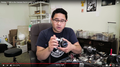 Pentax K1000 Video Review. The Film Camera You're Looking For.