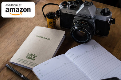 PhotoMemo Film Photographer's Notebooks Now Available on Amazon