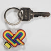 Rainbow Heart 35mm Film Cassette Keychain - Shoot Film Co.