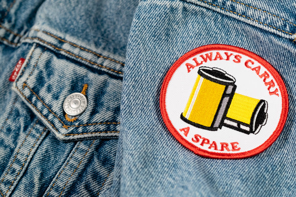 Always Carry a Spare v02 Embroidered Patch - Shoot Film Co.