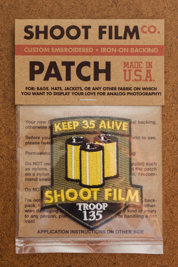 Keep 35 Alive Embroidered Patch - Shoot Film Co.