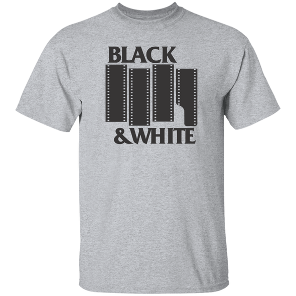 Black & White Film Cotton Short Sleeve T-Shirt - Shoot Film Co.