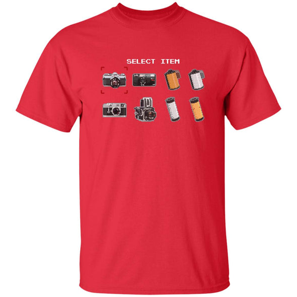 Select Item 8-Bit Camera & Film T-Shirt - Shoot Film Co.