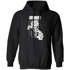 Zombie Wants Grain Front Print Pullover Hooded Sweatshirt - Shoot Film Co.