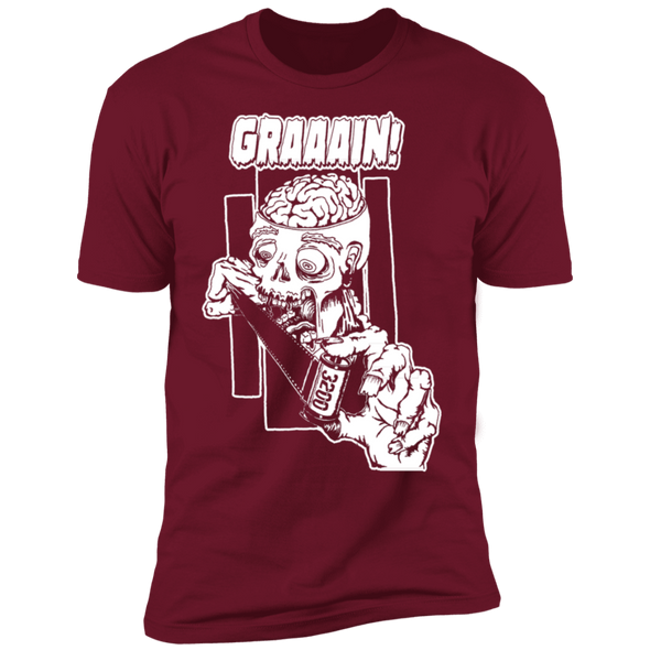Zombie Wants Grain FRONT ONLY Premium Short Sleeve T-Shirt - Shoot Film Co.