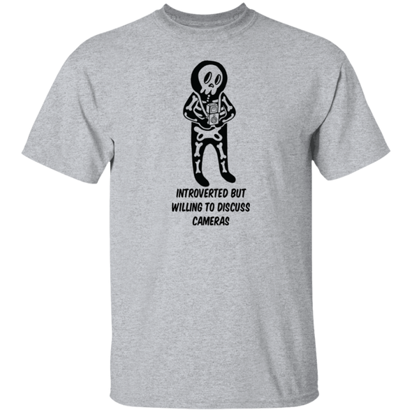 Introverted Camera Skeleton Short Sleeve T-Shirt - Shoot Film Co.