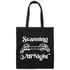 Scanning All Night Cotton Canvas Tote Bag