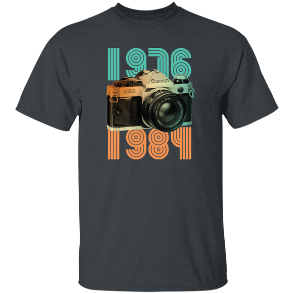 Canon AE-1 Tribute Short Sleeve Cotton T-Shirt - Shoot Film Co.