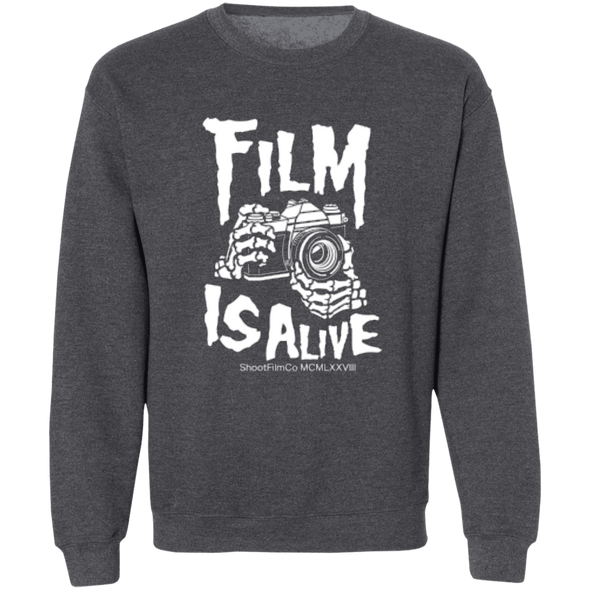 Film is Alive Photographer's Crewneck Pullover Sweatshirt - Shoot Film Co.