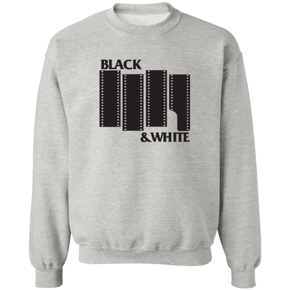 Black & White Black Flag Parody Photographer's Crewneck Pullover Sweatshirt - Shoot Film Co.
