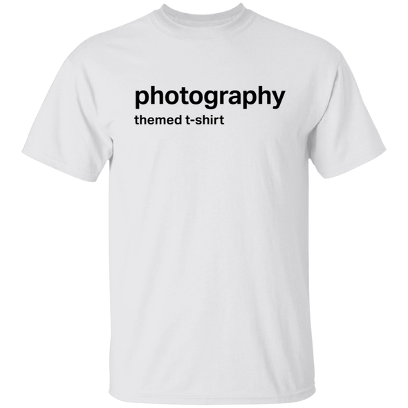 Generic Photography Themed T-Shirt Cotton Short Sleeve Shirt - Shoot Film Co.
