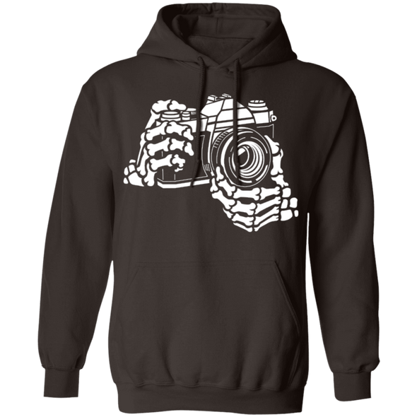 Skeleton Hands 35mm SLR Film Camera Pullover Hoodie Sweatshirt - Shoot Film Co.