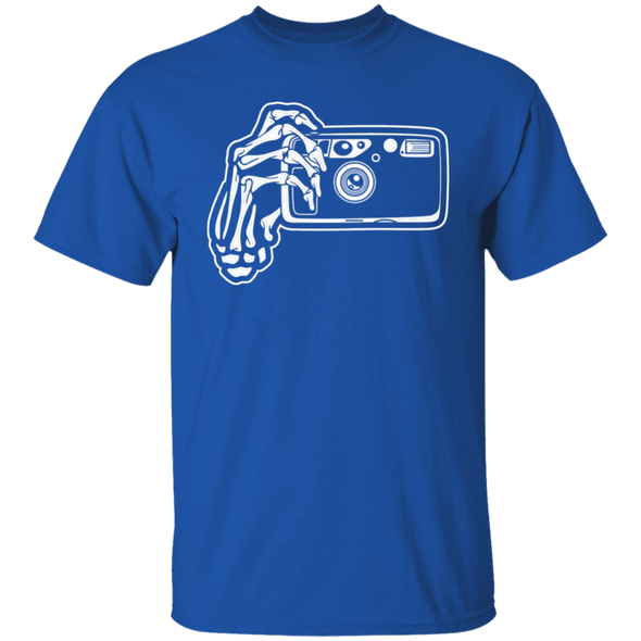 Skeleton Hands Point & Shoot Film Camera T-Shirt Standard Quality - Shoot Film Co.