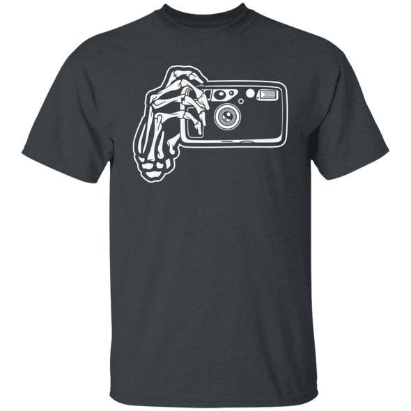 Skeleton Hands Point & Shoot Film Camera T-Shirt Standard Quality - Shoot Film Co.