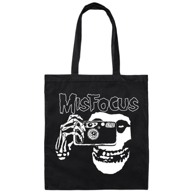 Misfocus Misfits Parody 35mm Film Camera Cotton Canvas Tote Bag - Shoot Film Co.
