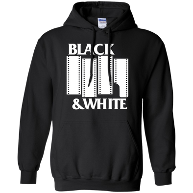 Black & White Film - White on Dark Pullover Hoodie Sweatshirt - Shoot Film Co.