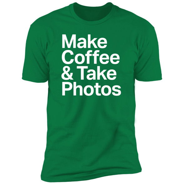 Make Coffee & Take Photos Premium Short Sleeve T-Shirt - Shoot Film Co.