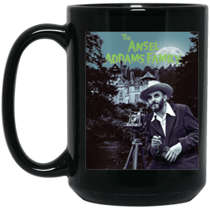 The Ansel Addams Family 15 Oz. Black Mug - Shoot Film Co.