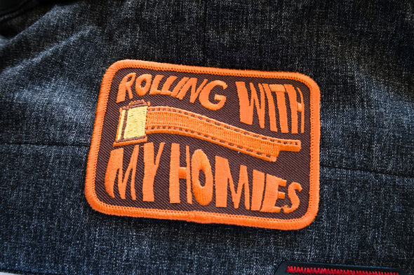 Rolling With My Homies Embroidered Patch - Shoot Film Co.