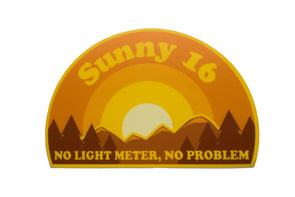 Sunny 16 Version 2 Vinyl Sticker - Shoot Film Co.
