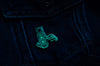 Skeleton Hands TLR Glow in the Dark Enamel Lapel Pin - Shoot Film Co.