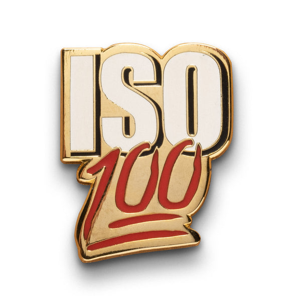 ISO 100 Lapel Pin - Shoot Film Co.