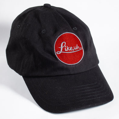 Like, Uh Leica Parody Red Dot Unstructured Dad Hat - Shoot Film Co.