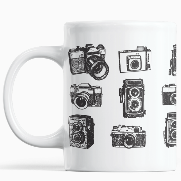 Vintage Cameras 11 oz. Mug - Shoot Film Co.