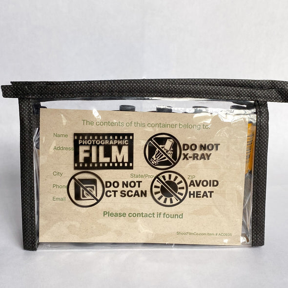 Clear Film Bag for 35mm and Medium Format Rolls - Shoot Film Co.